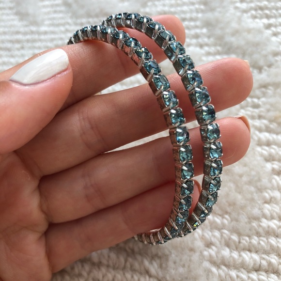 SWAROVSKI 2-set Crystal Stretch Bracelet - Picture 3 of 4